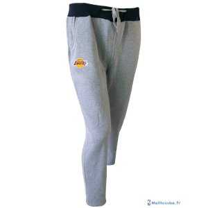 Survetement Pantalon NBA Pas Cher Los Angeles Lakers Gris