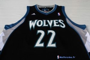 Maillot NBA Pas Cher Minnesota Timberwolves Andrew Wiggins 22 Noir