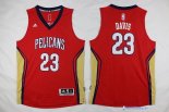 Maillot NBA Pas Cher New Orleans Pelicans Junior Anthony Davis 23 Rouge