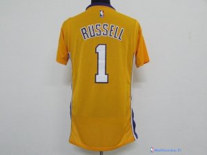 Maillot NBA Pas Cher Los Angeles Lakers D'Angelo Russell 1 Jaune MC