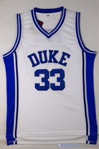 Maillot NCAA Pas Cher Duke Grant Hill 33 Blanc