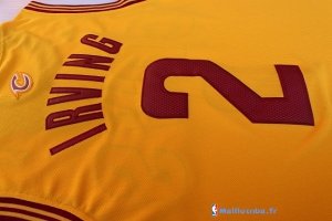 Maillot NBA Pas Cher Cleveland Cavaliers Kyrie Irving 2 Jaune