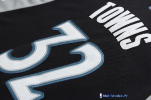 Maillot NBA Pas Cher Minnesota Timberwolves Karl Anthony 32 Towns Noir