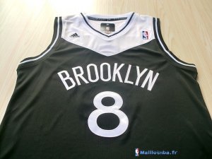 Maillot NBA Pas Cher Brooklyn Nets Deron Michael Williams 8 Noir Blanc