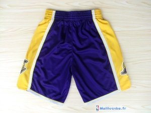 Pantalon NBA Pas Cher Los Angeles Lakers Pourpre 01