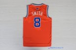 Maillot NBA Pas Cher New York Knicks J.R.Smith 8 Orange Bleu