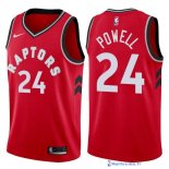 Maillot NBA Pas Cher Toronto Raptors Norman Powell 24 Rouge Icon 2017/18