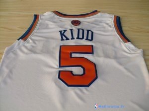 Maillot NBA Pas Cher New York Knicks Jason Kidd 5 Blanc