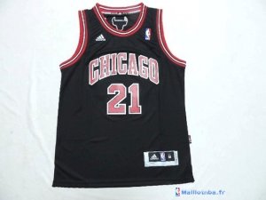 Maillot NBA Pas Cher Chicago Bulls Junior Jimmy Butler 21 Noir