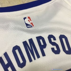 Maillot NBA Pas Cher Golden State Warriors Klay Thompson 11 Nike Retro Blanc 2017/18