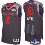 Maillot NBA Pas Cher All Star 2017 Zach Lavine 8 Charbon