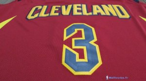 Maillot NBA Pas Cher Cleveland Cavaliers Isaiah Thomas 3 Rouge 2017/18