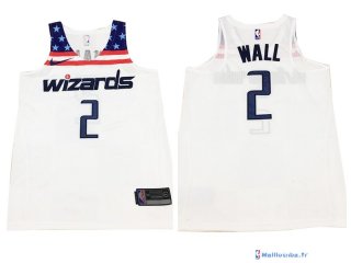 Maillot NBA Pas Cher Washington Wizards John Wall 2 Todo Blanc 2017/18