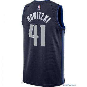 Maillot NBA Pas Cher Dallas Mavericks Dirk Nowitzki 41 Noir Statement 2017/18