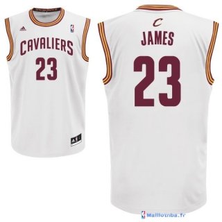 Maillot NBA Pas Cher Cleveland Cavaliers LeBron James 23 Blanc