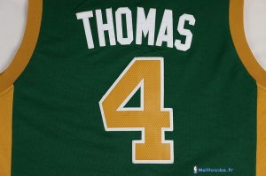 Maillot NBA Pas Cher Boston Celtics Isaiah Thomas 4 Vert Orange