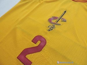 Maillot NBA Pas Cher Cleveland Cavaliers Junior Kyrie Irving 2 Jaune