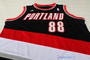 Maillot NBA Pas Cher Portland Trail Blazers Nicolas Batum 88 Noir