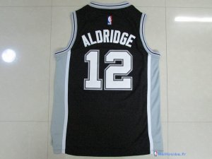 Maillot NBA Pas Cher San Antonio Spurs LaMarcus Aldridge 12 Noir