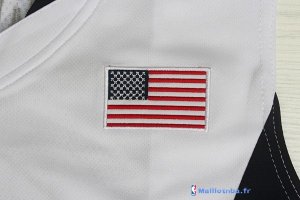 Maillot NBA Pas Cher USA 2008 James 6 Blanc