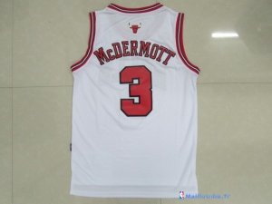 Maillot NBA Pas Cher Chicago Bulls Doug McDermott 3 Blanc