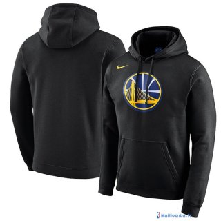 Sweat Capuche NBA Golden State Warriors Nike Noir