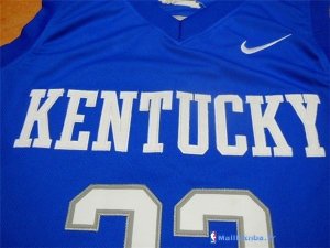 Maillot NCAA Pas Cher Kentucky Anthony Davis 23 Bleu