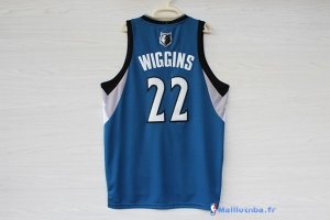 Maillot NBA Pas Cher Minnesota Timberwolves Andrew Wiggins 22 Bleu