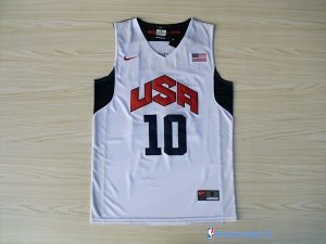 Maillot NBA Pas Cher USA 2012 Bryant 10 Blanc