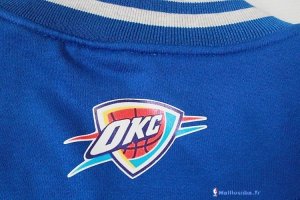 Survetement En Laine NBA Oklahoma City Thunder Russell Westbrook 0 Bleu