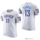 Maillot Manche Courte Oklahoma City Thunder Paul George 13 Blanc 2017/18