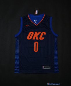 Maillot NBA Pas Cher Oklahoma City Thunder Russell Westbrook 0 Marine Statement 2017/18