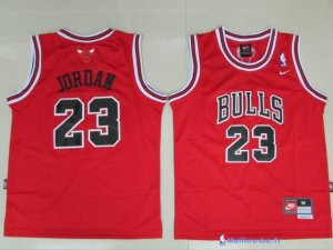 Maillot NBA Pas Cher Chicago Bulls Junior Michael Jordan 23 Rouge