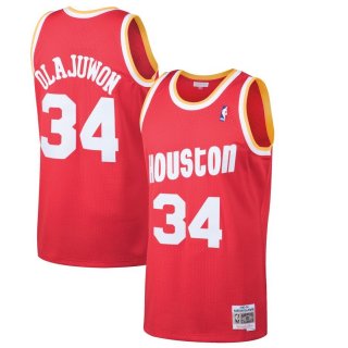 Houston Rockets Hakeem Olajuwon Mitchell & Ness Red 1993-94 Hardwood Classics Swingman Jersey