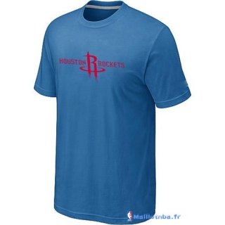 T-Shirt NBA Pas Cher Houston Rockets Bleu
