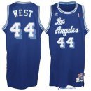 Maillot NBA Pas Cher Los Angeles Lakers Jerry West 44 Bleu