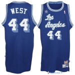 Maillot NBA Pas Cher Los Angeles Lakers Jerry West 44 Bleu