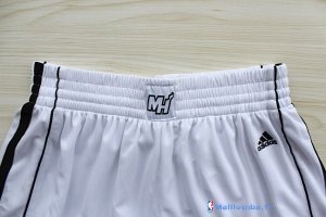 Pantalon NBA Pas Cher Miami Heat Blanc