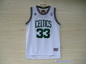 Maillot NBA Pas Cher Boston Celtics Larry Joe 33 Bird Blanc