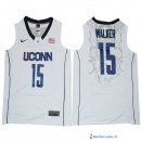 Maillot NCAA Pas Cher Uconn Walker 15 Blanc