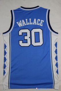 Maillot NCAA Pas Cher North Carolina Rasheed Wallace 30 Bleu