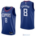 Maillot NBA Pas Cher Los Angeles Clippers Danilo Gallinari 8 Bleu Icon 2017/18