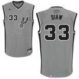 Maillot NBA Pas Cher San Antonio Spurs Boris Diaw 33 Gris