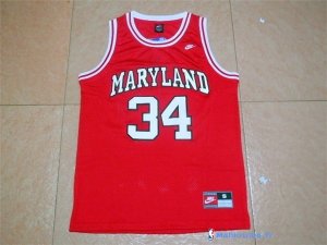 Maillot NCAA Pas Cher Maryland Leonard Kevin 34 Bias Rouge