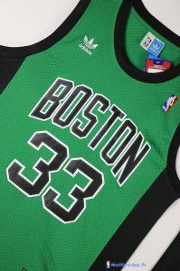 Maillot NBA Pas Cher Boston Celtics Larry Joe 33 Bird Vert Noir