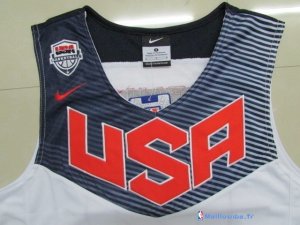 Maillot NBA Pas Cher USA 2014 Davis 14 Blanc