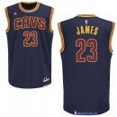 Maillot NBA Pas Cher Cleveland Cavaliers LeBron James 23 Bleu