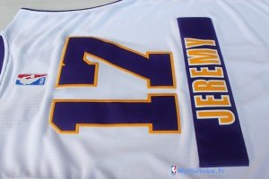 Maillot NBA Pas Cher Noël Los Angeles Lakers Jeremy 17 Blanc