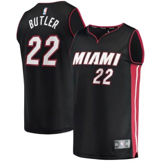 Miami Heat Jimmy Butler Fanatics Branded Black Fast Break Replica Player Jersey - Icon Edition