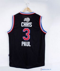 Maillot NBA Pas Cher All Star 2015 Chris Paul 3 Noir